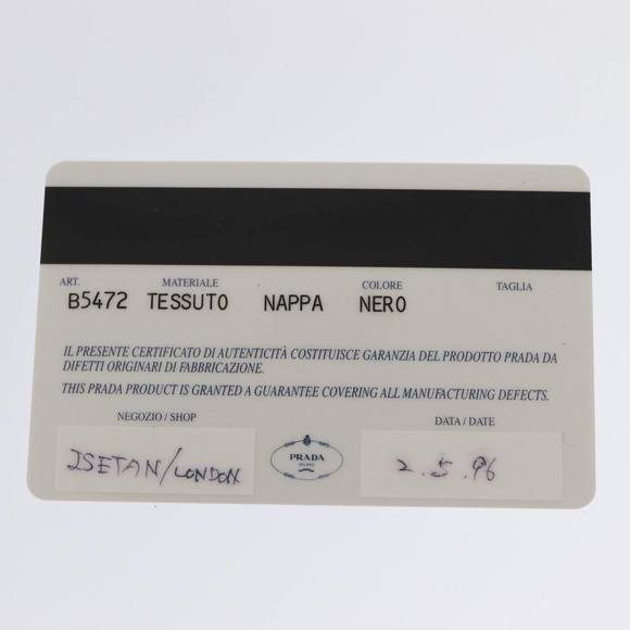 PRADA Shoulder Bag Nylon Black Auth bs16115 - Picture 12 of 16